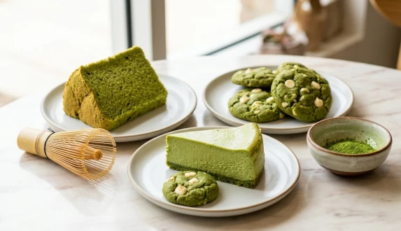 Matcha-desserter - de bedste opskrifter på matcha-kager, cheesecakes og sød inspiration