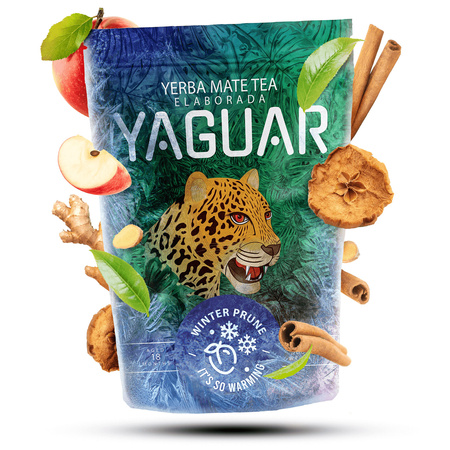 Yerba mate Vinter startsæt Yaguar Winter Prune 500g