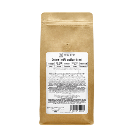 Mary Rose - hel bønnekaffe Brasilien Guaxupe premium 1kg