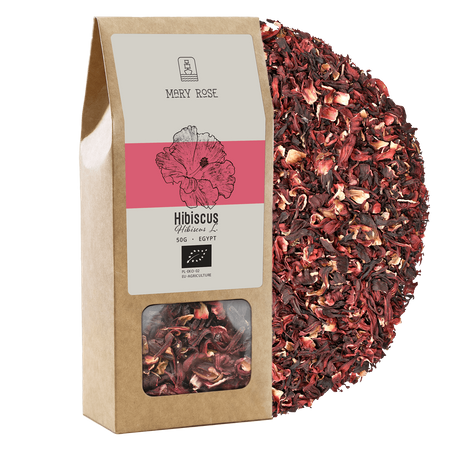 Mary Rose - Hibiscus økologisk (blomsterblade) 50g 