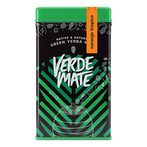 Yerbera - dåse + Verde Mate Grøn Naranja Tropico 0,5 kg 