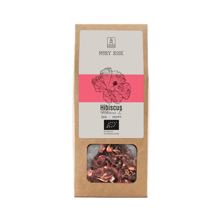 Mary Rose - Hibiscus økologisk (blomsterblade) 50g 