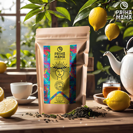 Guayusa Pachamama Menta Limón - økologisk certificeret - mynte og citron - 100g