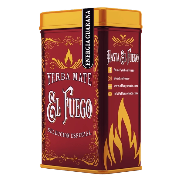 Yerbera - dåse + El Fuego Energia Guarana 0,5 kg 