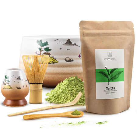 Sæt til brygning af matcha-te