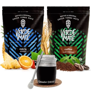 Yerba mate sæt Verde Mate kalabas Drive bombilla