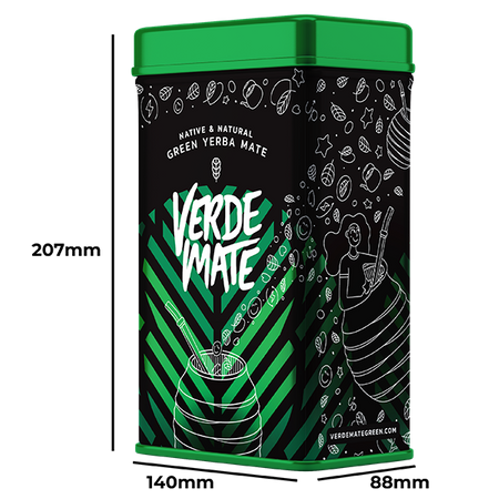 Yerbera - Dåse + Verde Mate Grøn Ristet Prażona 0,5 kg 