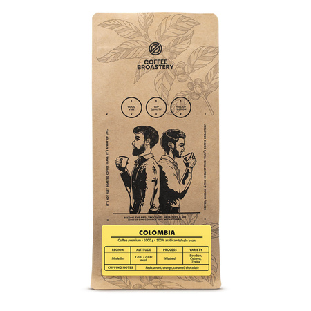 Sæt Coffee Broastery Colombia Medellin + Brazil Cerrado 2x1kg (2kg)