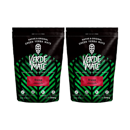 Yerba Verde Mate Grøn FRESA Jordbær 1kg 1000g