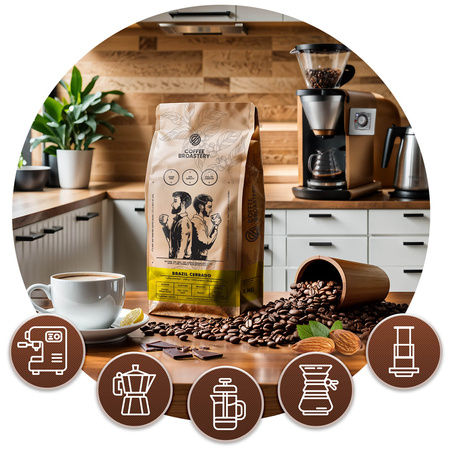 Sæt Coffee Broastery Brazil Cerrado 2x1kg (2kg)