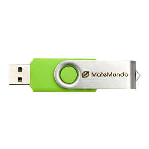 USB-nøgle med Mate Mundo-logo