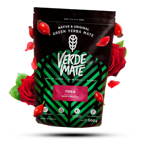 Yerba Verde Mate Grøn Rosa 0,5kg