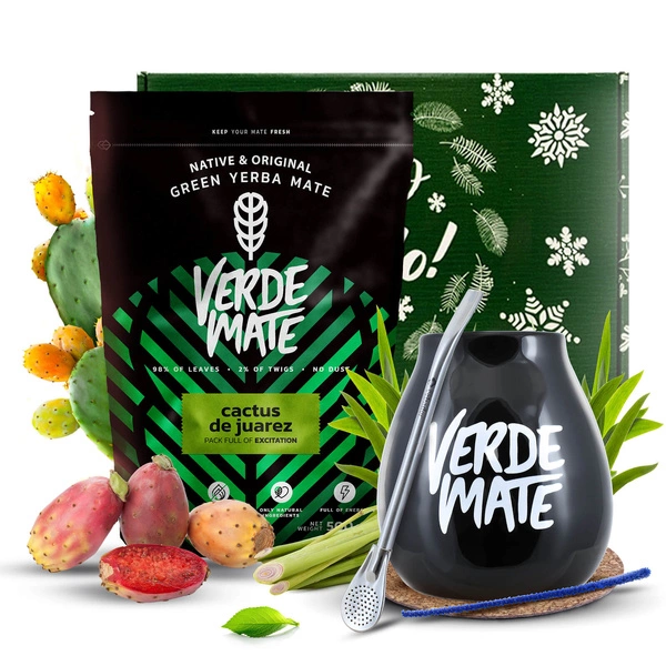 Gavesæt Yerba Verde Mate Cactus 0,5kg 