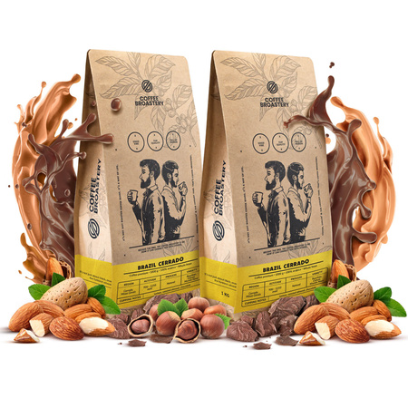 Sæt Coffee Broastery Brazil Cerrado 2x1kg (2kg)