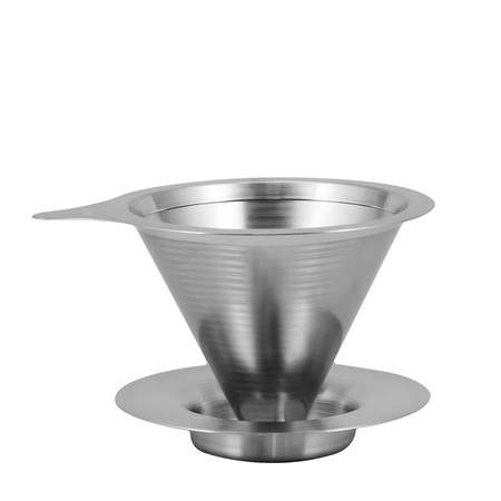 Kaffebrygger i metal – Dripper Hario V60-02