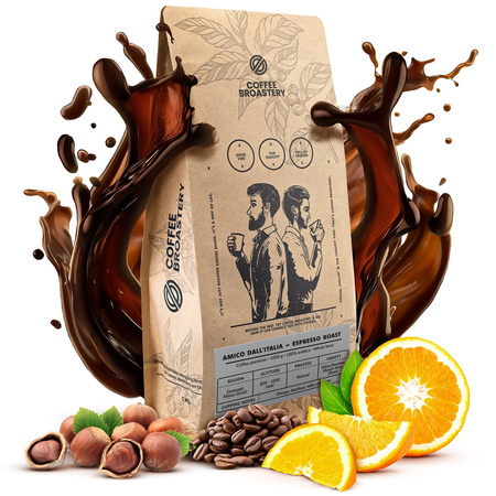 Coffee Broastery - Helbønnekaffe Amico dall'Italia Espresso Roast 1kg