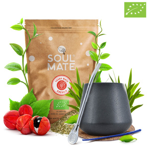 STARTER KIT TIL YERBA MATE BOMBILLA KALABAS 500g