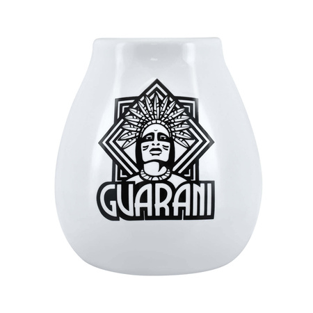 Mate-kop i keramik hvid 350 ml - Guarani