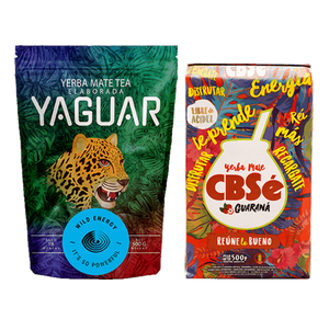 Yerba Mate CBSe Energia + Yaguar Wild 2x500g 1kg