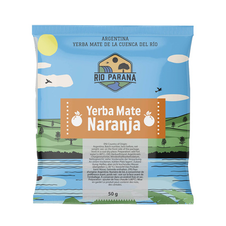 Yerba Mate Rio Parana Sæt TIL TO Kalabas Bombilla