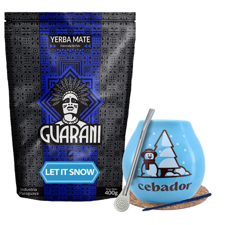 Yerba mate Vinter startsæt Guarani Let it Snow 400g