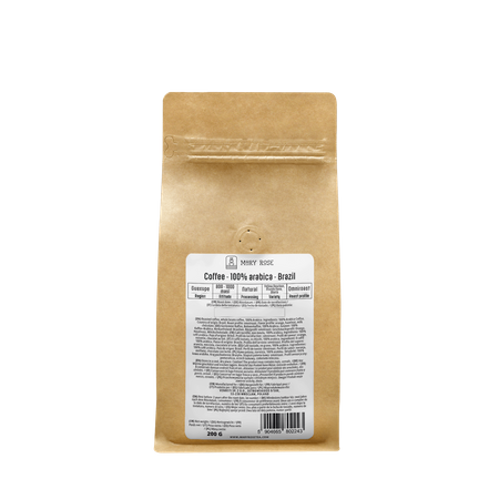 Mary Rose - hel bønnekaffe Brasilien Guaxupe premium 200g