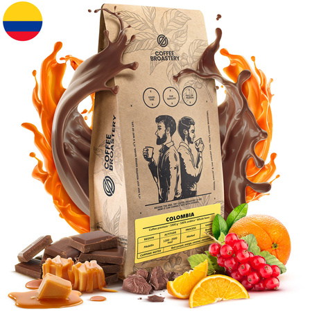 Coffee Broastery - Helbønnekaffe Colombia Medellin Premium 1kg