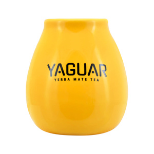 Yaguar keramisk Mate-kop 350 ml - gul