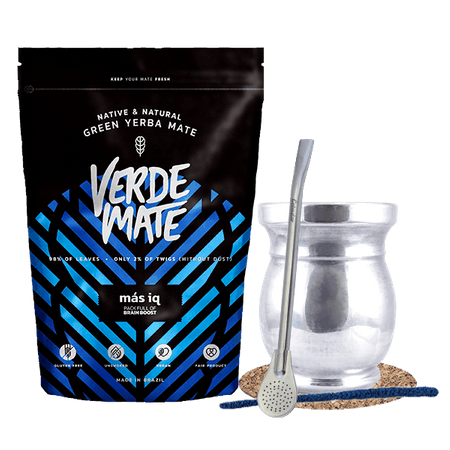 Sæt Yerba Verde Mate Mas IQ 0,5kg + Palo Santo