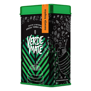 Yerbera - dåse + Verde Mate Grøn Naranja Tropico 0,5 kg 