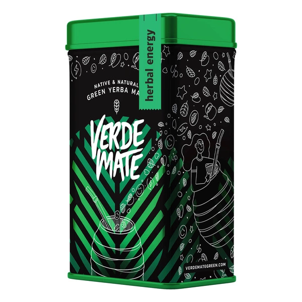 Yerbera - dåse + Verde Mate Green Herbal Energy 0,5 kg 