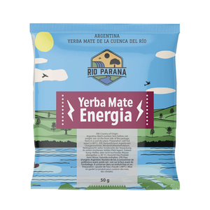 Yerba Mate Rio Parana sæt 2x50g Kalabas + Bombilla