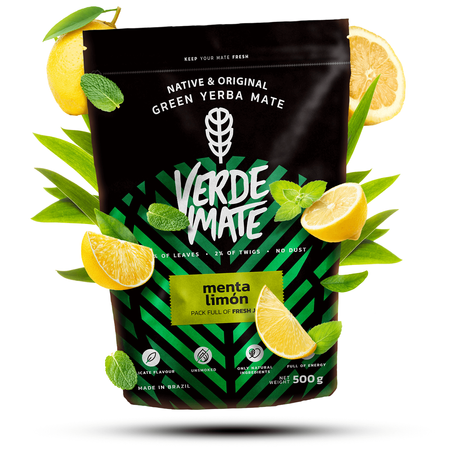 Yerba Verde Mate Grøn Menta Limon 0,5kg