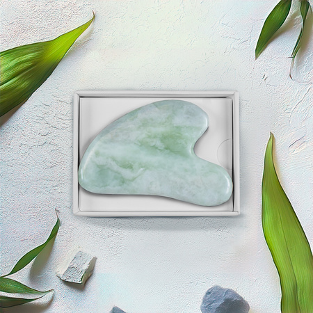 Gua Sha-massagesten - jade