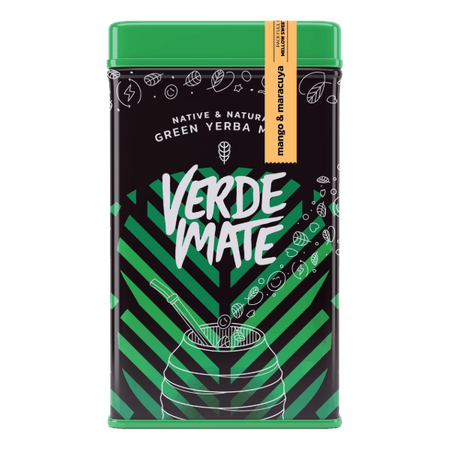 Yerbera - Tin Can + Verde Mate Grøn Mango & Maracuya 0,5 kg 