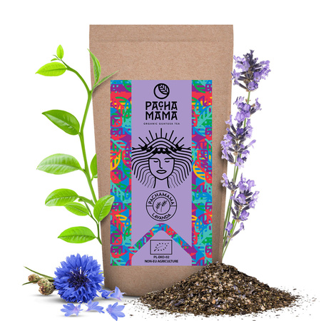 Guayusa Pachamama Lavanda - økologisk certificeret guayusa med lavendel - 100g