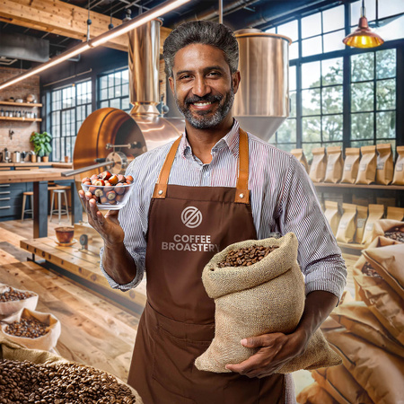 Coffee Broastery - Helbønnekaffe India Karnataka Premium 400g