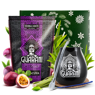 Gavesæt Yerba Mate Guarani Maracuya 0,5kg
