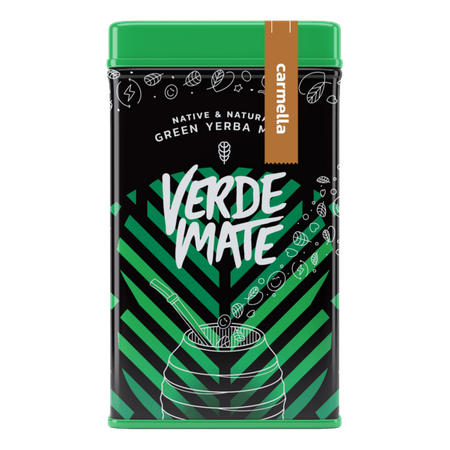 Yerbera - Dåse + Verde Mate Grøn Carmella Ristet 0,5 kg 