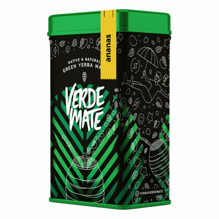 Yerbera - dåse + Verde Mate Grønne Ananas 0,5 kg 