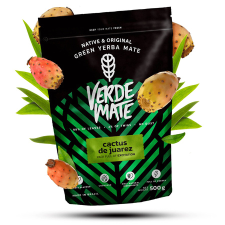 Gavesæt Yerba Verde Mate Cactus 0,5kg 