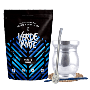 Sæt Yerba Verde Mate Mas IQ 0,5kg + Palo Santo