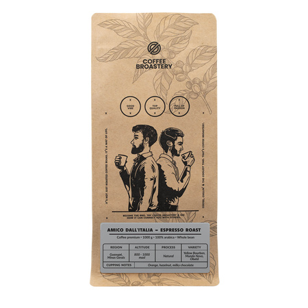 Coffee Broastery - Helbønnekaffe Amico dall'Italia Espresso Roast 1kg