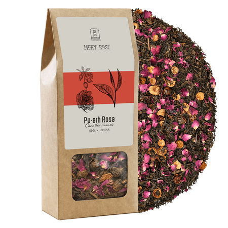 Mary Rose - Pu-erh Rosa te - 50g