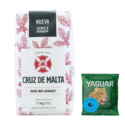 Cruz de Malta Elaborada Con Palo 1kg Yaguar Wild Energy 50g