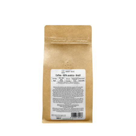 Mary Rose - hel bønnekaffe Brasilien Cerrado premium 200g