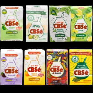 Yerba Mate 8xCBSE various flavours - guarana, fruit