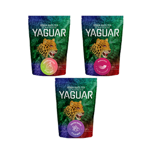 Yerba Mate Yaguar Frugtsæt 3x500g 1,5kg