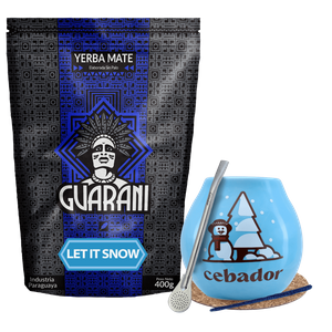 Yerba mate Vinter startsæt Guarani Let it Snow 400g