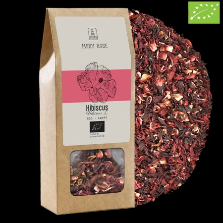 Mary Rose - Hibiscus økologisk (blomsterblade) 50g 